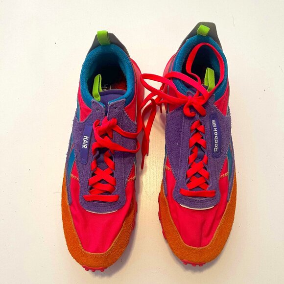 Size 12 - Reebok Daniel Moon x Classic Leather Legacy Solar Pink Pushy Purple - Picture 2 of 6